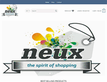 Tablet Screenshot of neux.co.za
